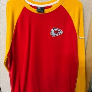 NFL Red and Yellow Long Sleeve Shirt